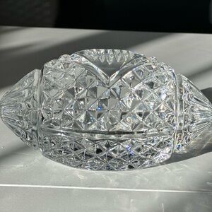 WATERFORD Crystal Football Paperweight